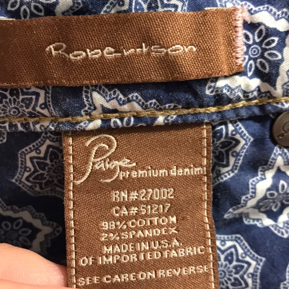 Paige size 26 jeans flare leg bottoms - Picture 8 of 8